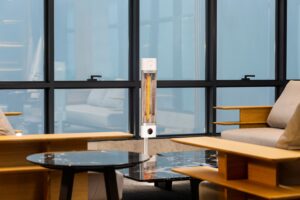 Veito CH1800RE White Free Standing Indoor Energy Efficient Carbon Infrared Heater