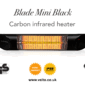 Veito Blade MINI Black, Carbon Infrared Heater