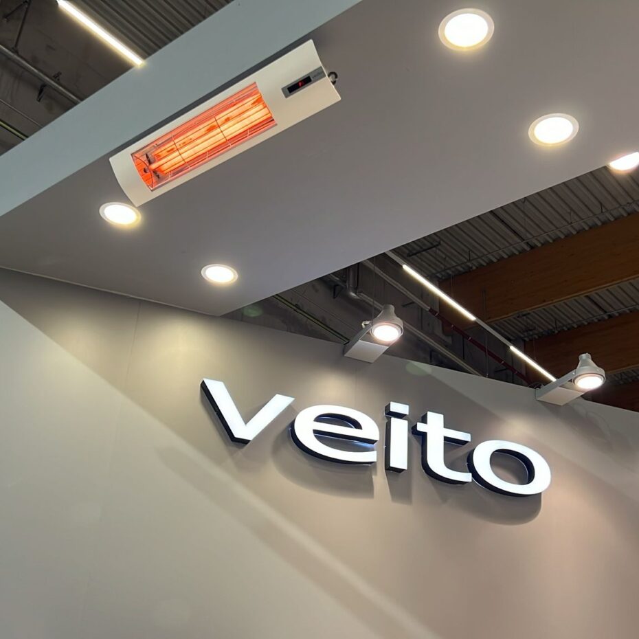 Veito Space S 2500 White – Carbon Infrared Heater for Indoor & Outdoor ...
